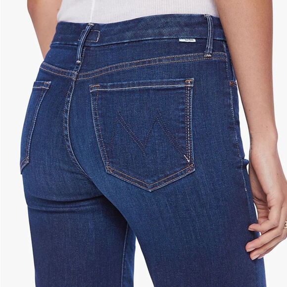 NWT MOTHER The Hustler Roller Sneak in Off Limits Wash Size 31 - Picture 8 of 16